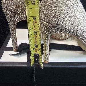 Gianni Bini Sparkling Silver Heels